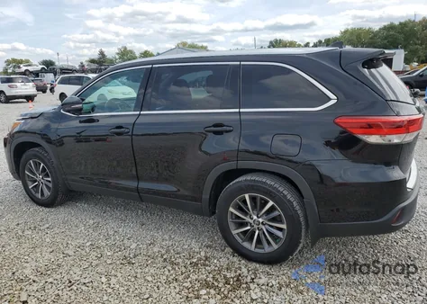 2019 Toyota Highlander Se из США, поврежденный, VIN 5TDJZRFH8KS982324